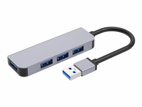 DLH DY-TU5190 keskitin USB 3.2 Gen 1 (3.1 Gen 1) Type-A 5000 Mbit/s