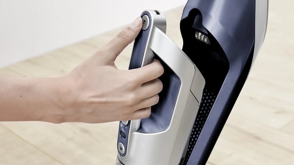 Miniatyrbild 5 av 17: Bosch Serie 4 BBH3K2800 upprättstående dammsugare och elektrisk sopborste Skaftdammsugare, 2-i-1 Batteri Torr Utan påse Blå 2 Ah