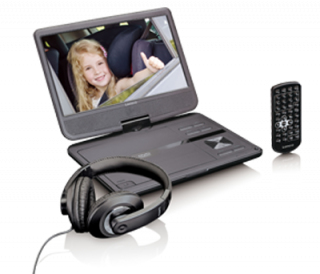 Miniatyrbild 1 av 4: Lenco DVP-1010 Bärbar DVD-spelare Cabriolet 25,4 cm (10") 1024 x 600 pixlar Svart