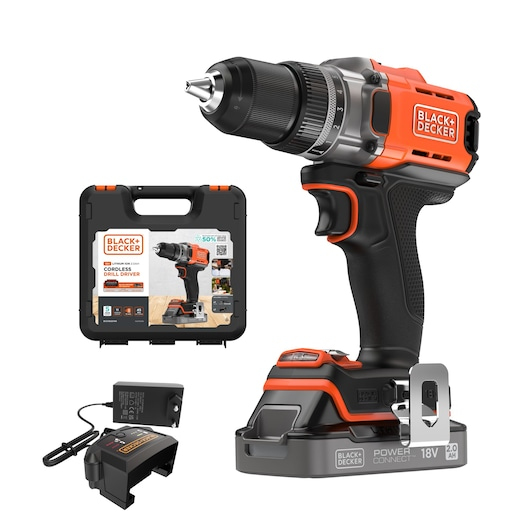 Black & Decker BCD382D1XK-QW bor Orange