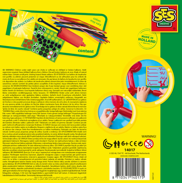 Miniatyrbild 4 av 5: SES Creative Twisting balloons