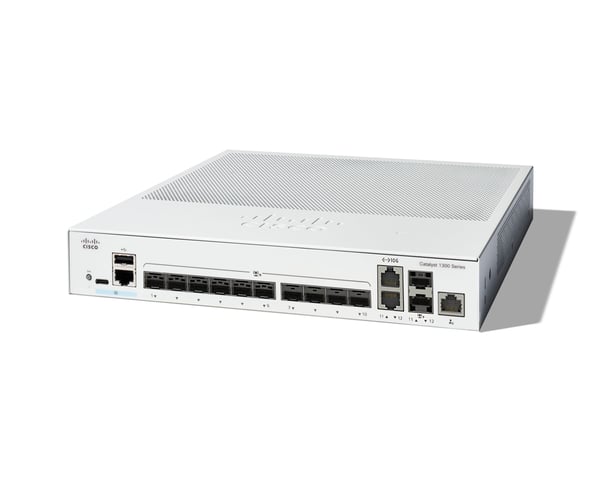 Miniatyrbillede 1 af 2: Cisco Catalyst C1300-12XS netværksswitch Administreret L2/L3 Grå