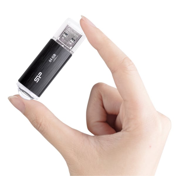 Silicon Power Blaze B02 USB-sticka 64 GB USB Type-A 3.2 Gen 1 (3.1 Gen 1) Svart
