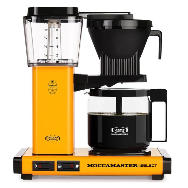 Moccamaster KBG Select Yellow Pepper Fuld-auto Filter kaffemaskine 1,25 L Moccamaster KBG Select Yellow Pepper Fuld-auto Filter kaffemaskine 1,25 L