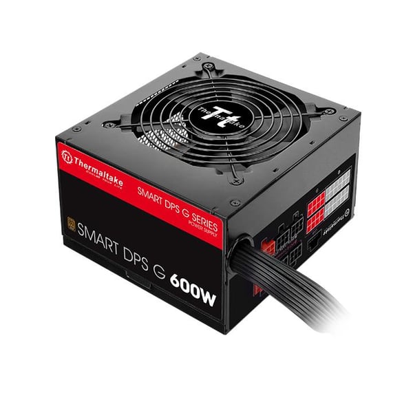 Miniatyrbild 1 av 6: Thermaltake SPG-600DH2CCB strömförsörjningsenheter 600 W 24-pin ATX ATX Svart, Röd