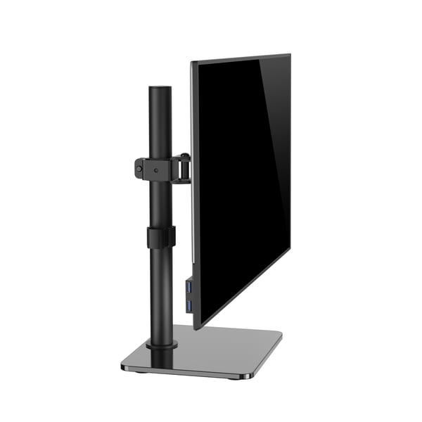 Pikkukuva 3 / 9: Gembird MS-D1ST-03 monitorin kiinnike ja jalusta 81,3 cm (32") Vastaanotto Musta