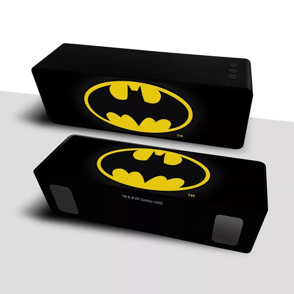 Miniatyrbild 1 av 5: ERT Group LCWSPBATMAN001 bärbara högtalare och partyhögtalare 2.1 bärbart högtalarsystem Multifärg 10 W