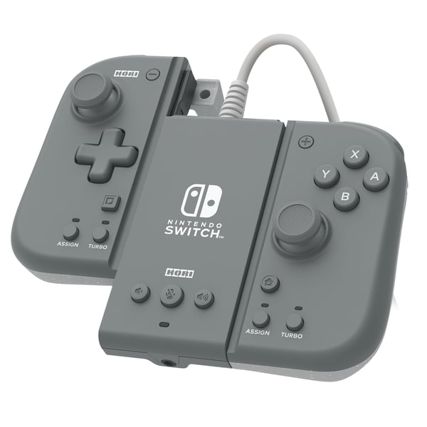 Hori Split Pad Compact Attachment Set Grå Gamepad Nintendo Switch, Nintendo Switch OLED Hori Split Pad Compact Attachment Set Grå Gamepad Nintendo Switch, Nintendo Switch OLED