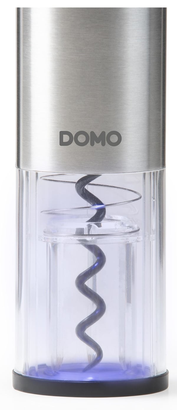 Domo DO3103 oplukker Sort, Rustfrit stål