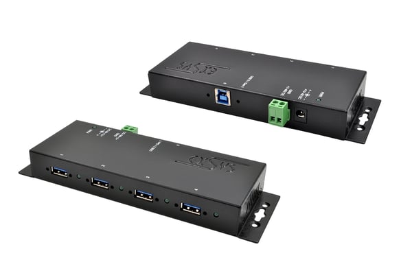 Miniatyrbild 1 av 4: EXSYS EX-1183HMVS-2 gränssnittshubbar USB 3.2 Gen 1 (3.1 Gen 1) Type-B 5000 Mbit/s Svart