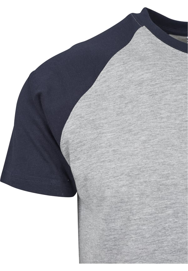 Urban Classics Raglan Contrast Tee T-shirt Crew neck Kort ærme Bomuld, Jersey