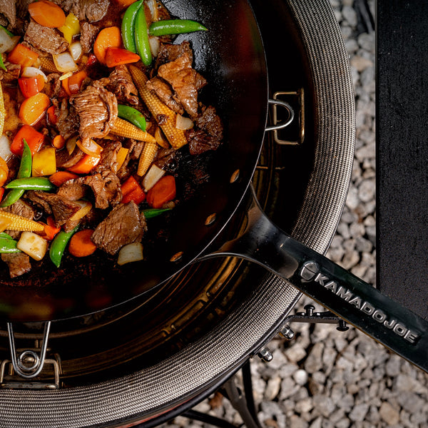 Miniatyrbillede 3 af 6: Kamado Joe KJ15124922 stegepande Wok/Stirfry pande Rund