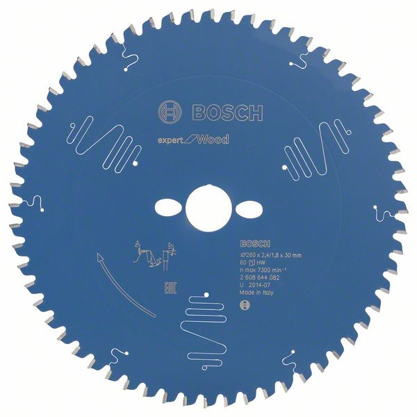 Pikkukuva 1 / 2: Bosch 2 608 644 082 pyörösahanterä 26 cm 1 kpl