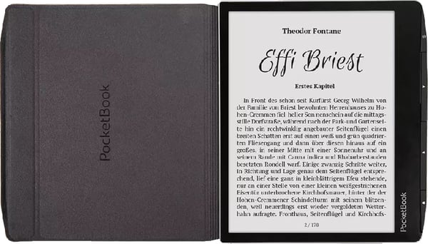PocketBook HN-FP-PU-700-BE-WW e-kirjan lukijalaitteen suojakotelo 17,8 cm (7") Avattava kotelo Beige