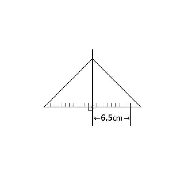 Maped M028700 45° triangel 10 styck