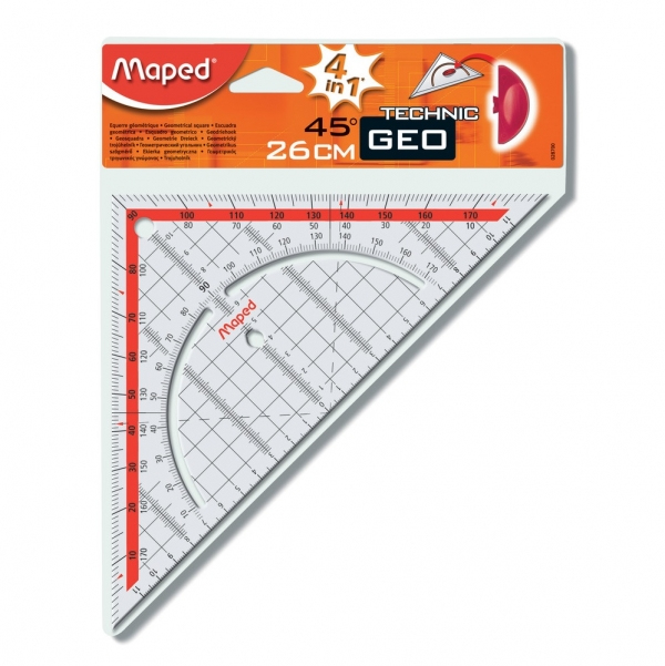 Maped M028700 45° triangel 10 styck