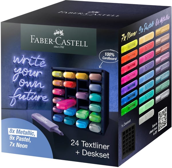 Faber-Castell 254602 tussi 24 kpl Taltan pää Monivärinen Faber-Castell 254602 tussi 24 kpl Taltan pää Monivärinen