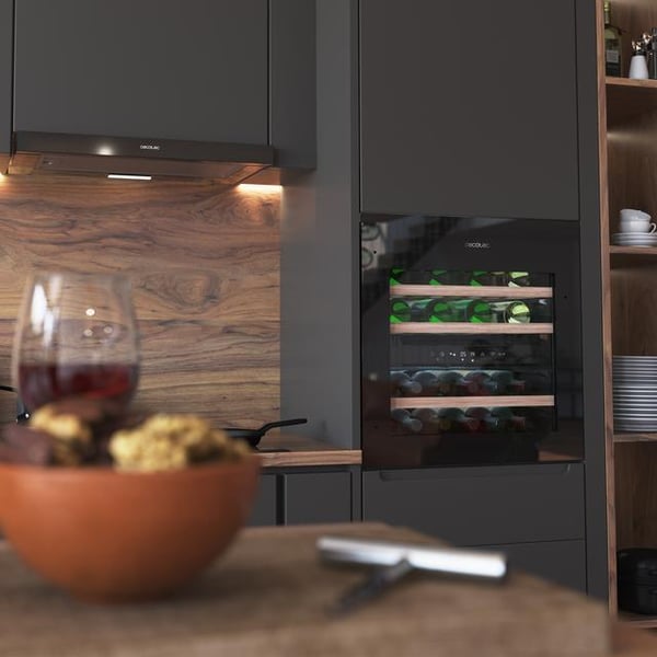 Cecotec GrandSommelier Duo 36000 Vin køleboks Indbygget Sort 36 flaske(r)