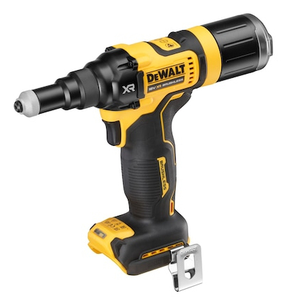Pikkukuva 9 / 12: DeWALT DCF403NT-XJ sähkökäyttöinen niittipistooli Musta, Keltainen 2.4,3.2,4,4.8 mm 10000 kN