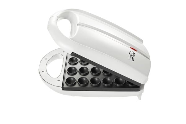 Adler AD 3039 vaffeljern 24 vaffel/vafler 1600 W Hvid
