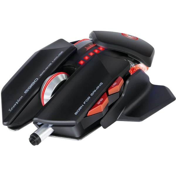Scorpion MA-G980 BK hiiri Pelaaminen Oikeakätinen USB A-tyyppi 6000 DPI