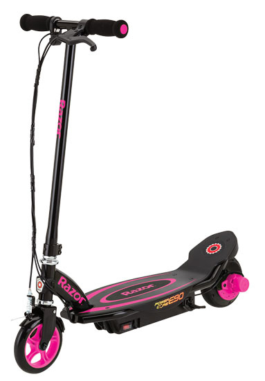 Miniatyrbild 1 av 3: Razor Power Core E90 Svart, Rosa 16 km/t