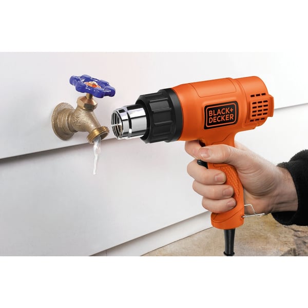 Pikkukuva 4 / 6: Black & Decker KX1650-QS kuumailmapistooli 740 l/min 600 °C 1750 W Musta, Oranssi
