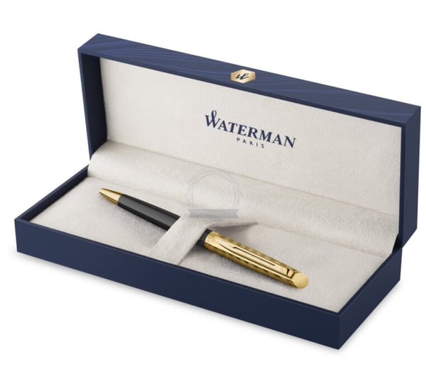 Waterman 2225137 kulspetspennor Svart Fastklämbar, indragbar kulspetspenna 1 styck