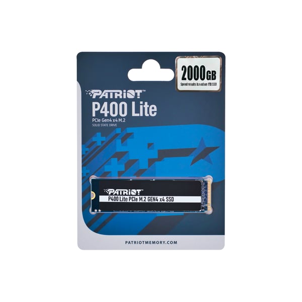 Miniatyrbillede 5 af 6: Patriot Memory P400 Lite 2 TB M.2 PCI Express 4.0 NVMe