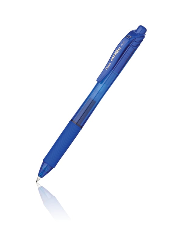Pentel Energel X Indragbar gelpenna Blå 12 styck