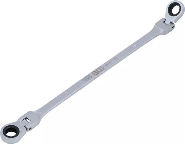 BGS technic Double Swivel Head Ratchet Wrench