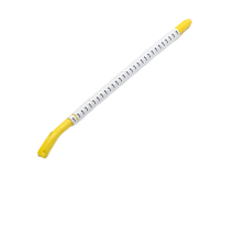 TE Connectivity 7-1768045-6 kabelmarkering Gul Polyoxymethylen (POM) 50 stk
