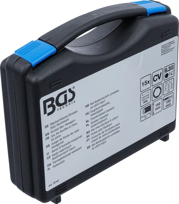 Miniatyrbild 9 av 9: BGS technic Socket Set
