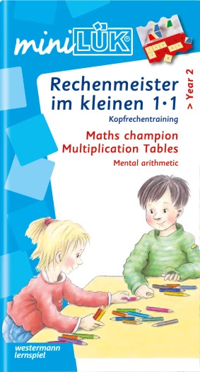 LÜK mini Rechenmeister im kleinen 1x1 böcker Utbildnings- Tyska Pocket