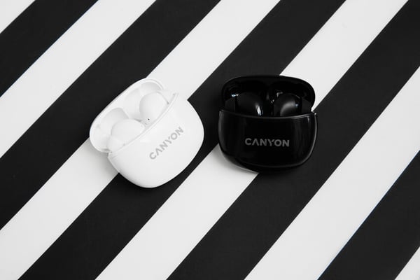 Pikkukuva 6 / 7: Canyon CNS-TWS5B kuulokkeet ja kuulokemikrofoni Langaton In-ear Puhelut/Musiikki/Urheilu/Päivittäinen USB Type-C Bluetooth Musta