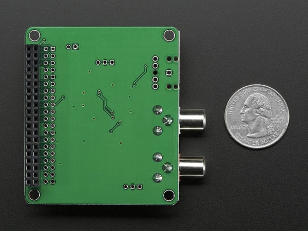 Miniatyrbillede 11 af 11: Adafruit HB-DACP-RCA udviklingsboard - tilbehør Grøn, Sølv