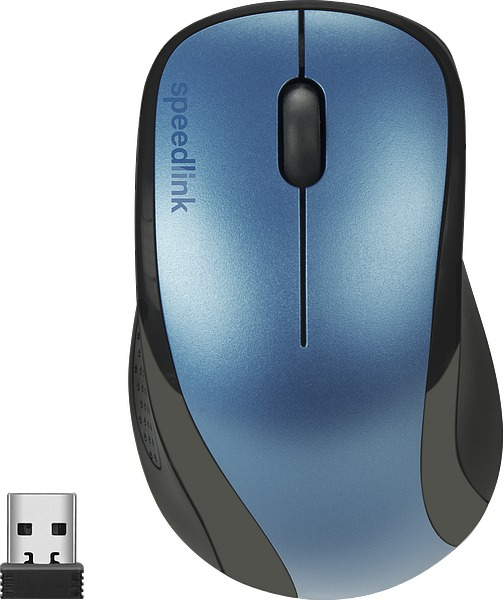 SPEEDLINK KAPPA Mus - Mus - Til højrehåndede - optisk - 3 knapper - trådløs - 2,4 GHz - trådløs