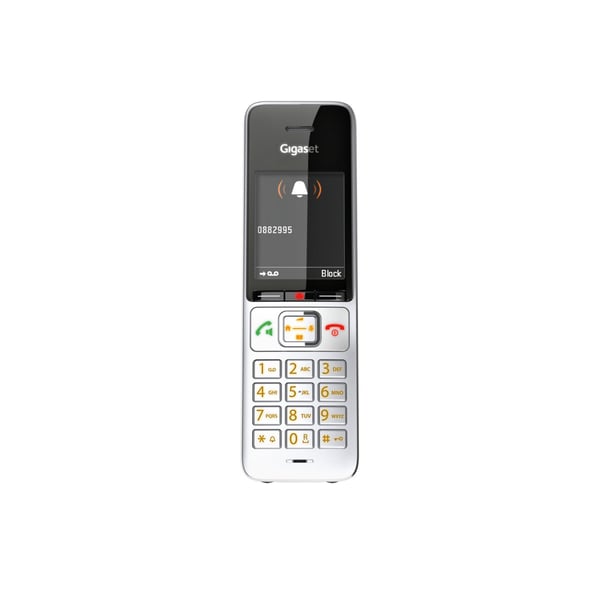 Miniatyrbillede 3 af 20: Gigaset COMFORT 500A Trio Analog/DECT-telefon Nummervisning Sort, Sølv
