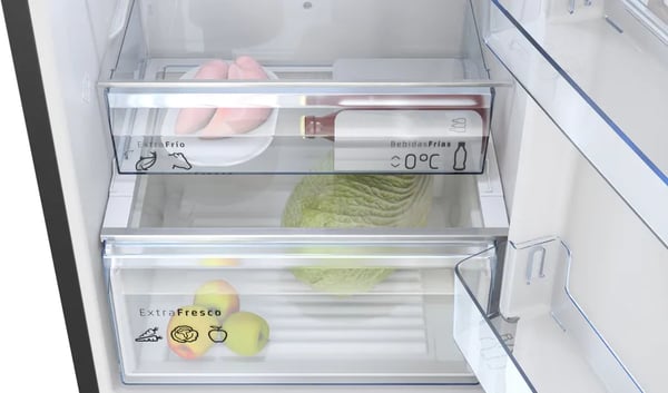Miniatyrbillede 6 af 7: Balay 3KFD655NI køle-/fryseskab Fritstående 321 L Sort