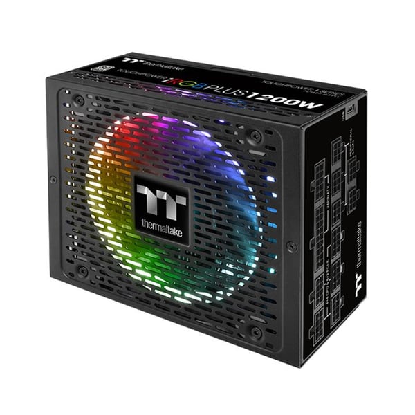 Miniatyrbild 2 av 5: Thermaltake Toughpower iRGB PLUS strömförsörjningsenheter 1200 W 24-pin ATX Svart