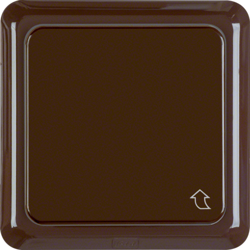 Hager 471801 eluttag Typ F Brun