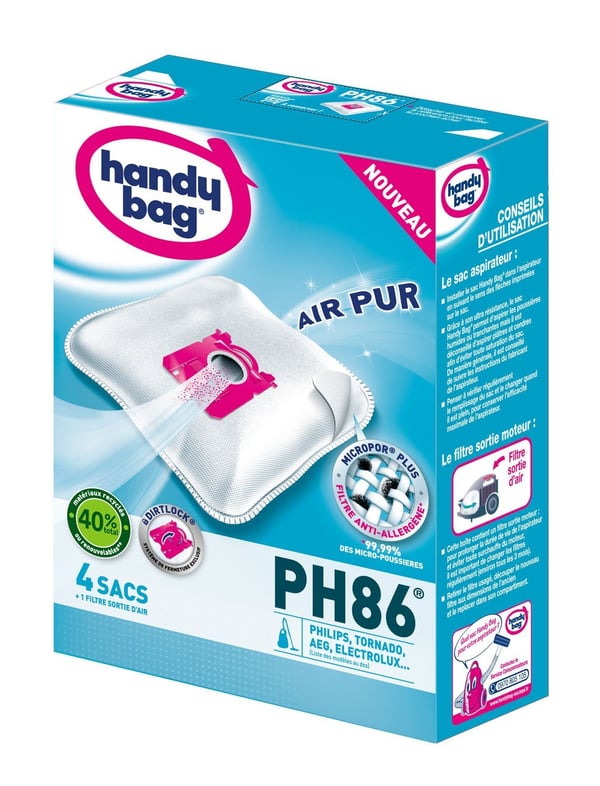 Handy Bag PH86 pölynimurin lisävaruste & tarvike Pölypussi Universaali
