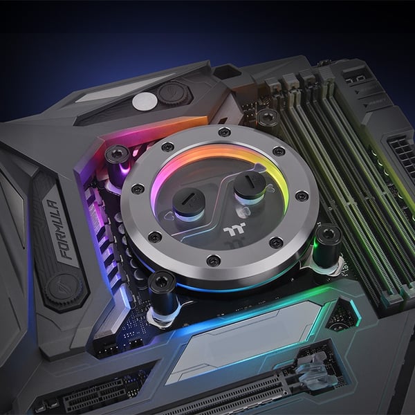 Thermaltake Pacific SW1 Plus Suoritin All-in-one-nesteenjäähdytin Musta, Harmaa 1 kpl