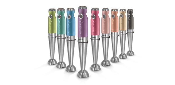 Sencor SHB 5604RD blender 0,8 L Nedsænkning blender 1200 W Rød, Rustfrit stål