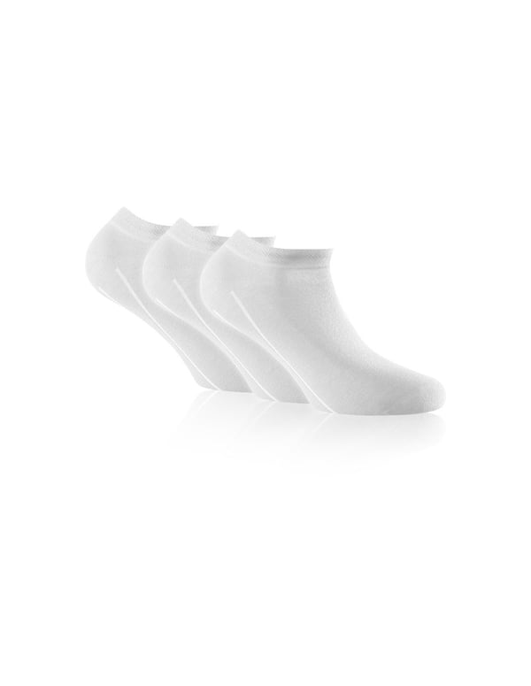 Rohner Sneaker Unisex Crew-sukat Valkoinen 3 pari(a) Rohner Sneaker Unisex Crew-sukat Valkoinen 3 pari(a)