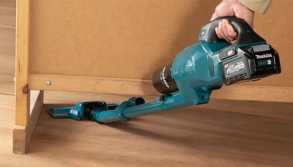 Makita CL003GZ stav støvsuger & elektrisk kost Stick vakuum Batteri Dry Poseløs 0,25 L Blå 2,5 At