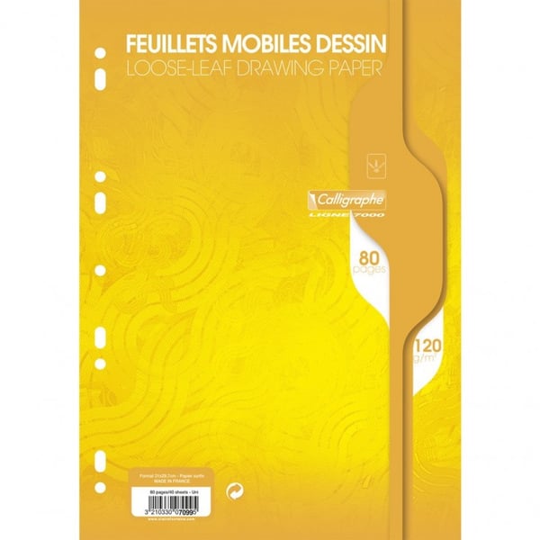 Clairefontaine 7099C blok og notesblok 25 ark