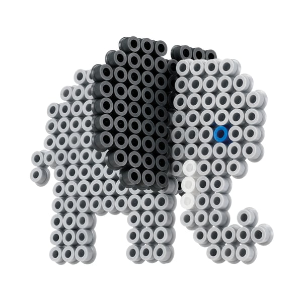 Pikkukuva 2 / 3: Hama Beads 3442 helmi Helmisekoitus Monivärinen 2000 kpl