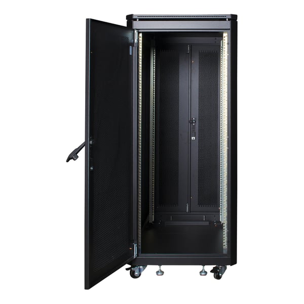 LOGON RSL26U61BL stativ 26U Fritstående reol Sort