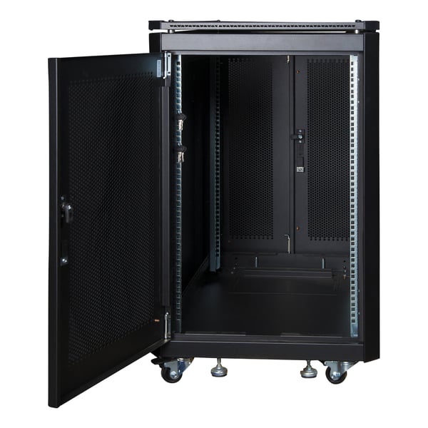 LOGON RSL16U61BL stativ 16U Fritstående reol Sort